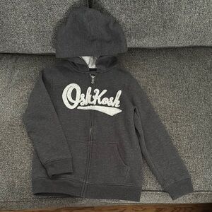 OshKosh B'gosh Kids Grey Hoodie with Zipper